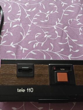 Sears Tele 110 Vintage Camera with Woodgrain Accent